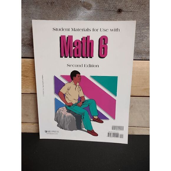 NEW BJU Press - Student Materials for Use with Math 6 (2nd Ed.) 9781579241599 - Picture 1 of 1